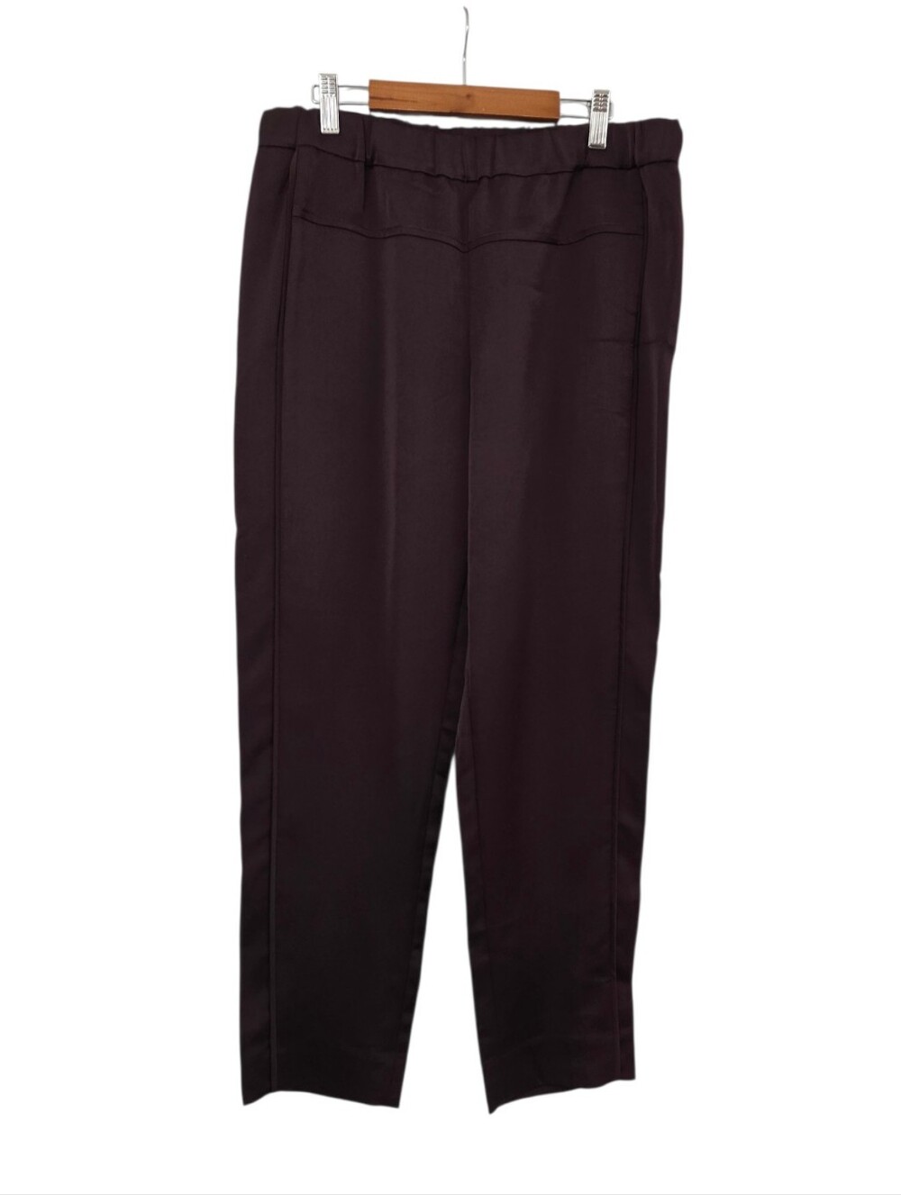 J. Crew Pull-On Style Cropped Pants in Maroon